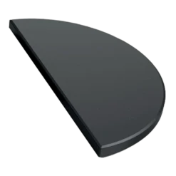 The Bastard Half Moon Stone Black Large - Barbecue Kookgerei, Barbecueroosters En Bakplaten