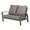 Valencia Lounge 2-zitsbank - Charcoal -Tuinartikelen Winkel valencia lounge 2 zitsbank charcoal 1