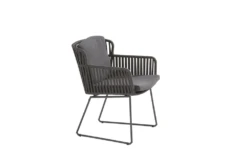 Vitali Dining Stoel - Antraciet - Incl. Kussens -Tuinartikelen Winkel vitali dining stoel antraciet incl kussens 4 2