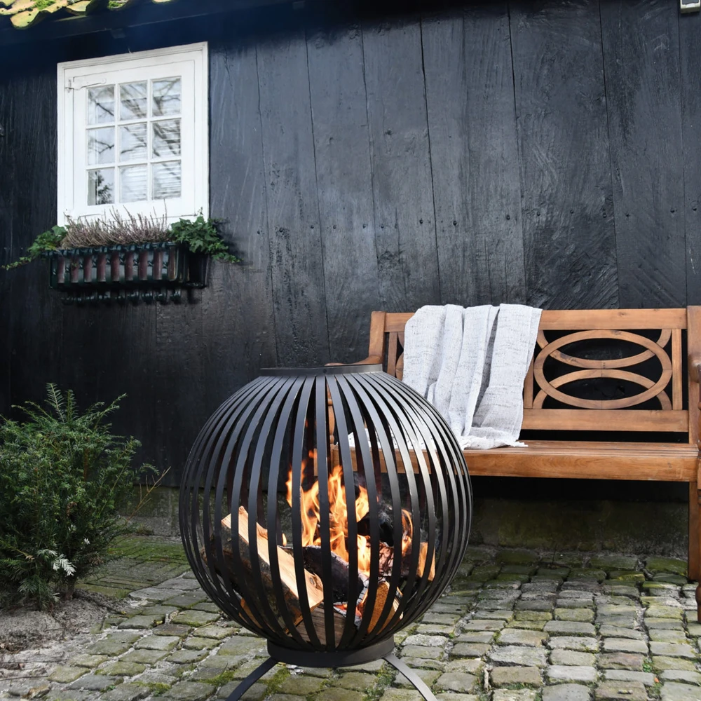 Vuurbal Met Strepen - D60cm - Fancy Flames 5 Vuurbal Met Strepen - D60cm - Fancy Flames - Afbeelding 3