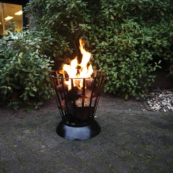 Vuurschaal En -korf - 2in1 - Fancy Flames -Tuinartikelen Winkel vuurschaal en korf 2in1 fancy flames 4