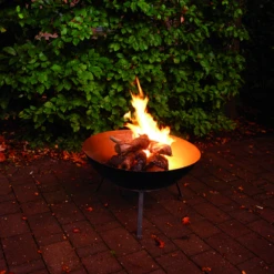Vuurschaal Op Standaard - D60cm - Fancy Flames -Tuinartikelen Winkel vuurschaal op standaard d60cm fancy flames 3