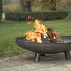 Vuuschaal Staal - D100cm - Fancy Flames -Tuinartikelen Winkel vuuschaal staal d100cm fancy flames 3