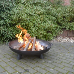 Vuuschaal Staal - D80cm - Fancy Flames -Tuinartikelen Winkel vuuschaal staal d80cm fancy flames 4