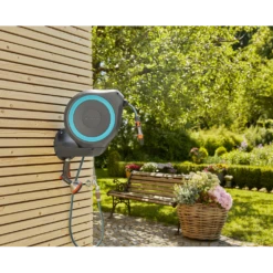Wandslangenbox RollUp - S - 15m - Blauw - Gardena 14 Wandslangenbox RollUp - S - 15m - Blauw - Gardena -Tuinartikelen Winkel wandslangenbox rollup s 15m blauw gardena 6 7