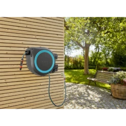 Wandslangenbox RollUp - XL - 35m - Blauw - Gardena -Tuinartikelen Winkel wandslangenbox rollup xl 35m blauw gardena 5 7